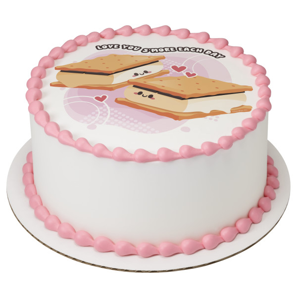 Love You S'More Each Day PhotoCake® Edible Image®