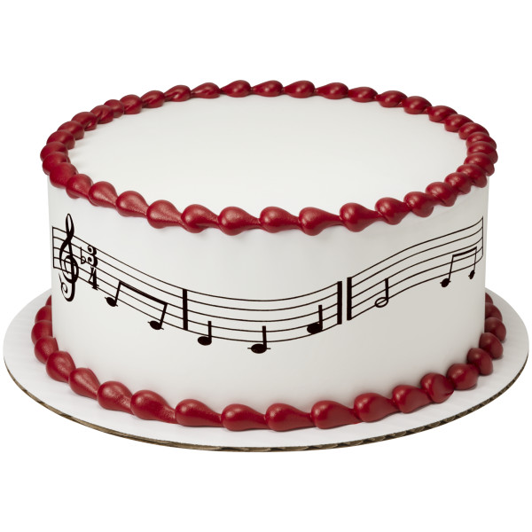 Music Notes Variety PhotoCake® Edible Image® Strips