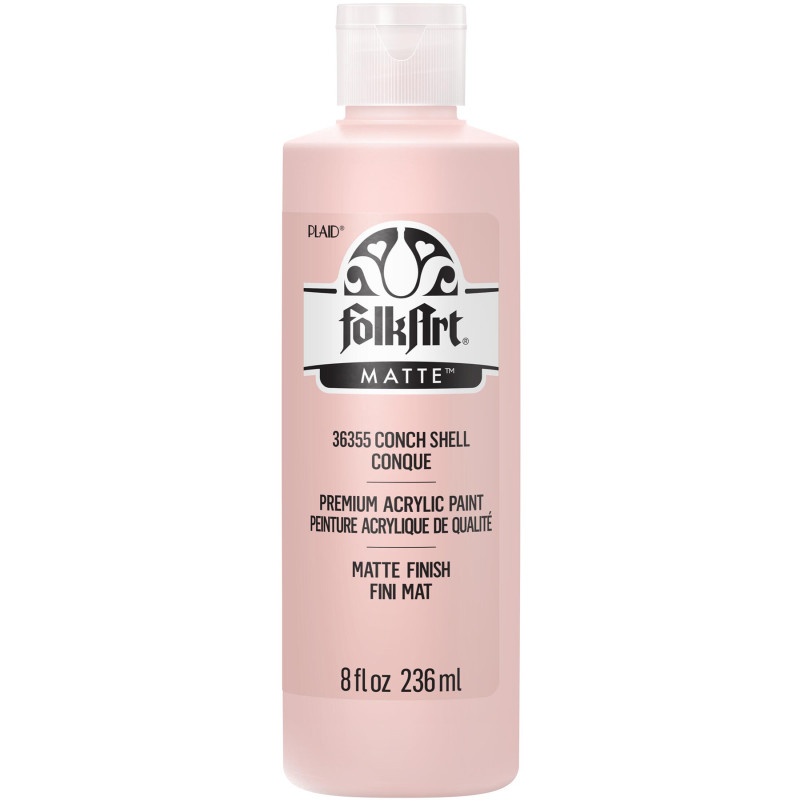 Acrylic Paint Matte, 8oz., Conch Shell
