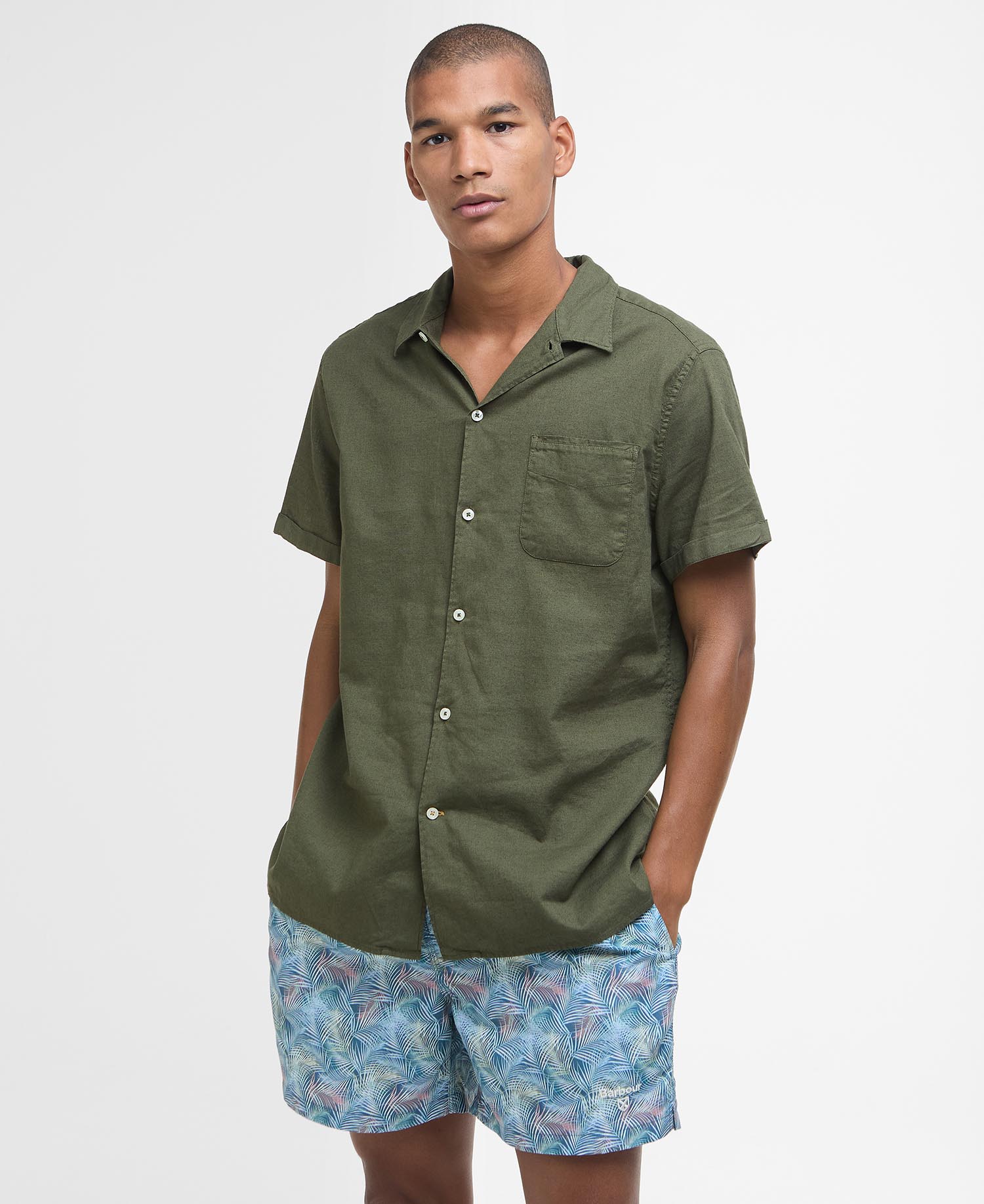 Hemd Garment Dyed Nelson Short-Sleeved image number 0