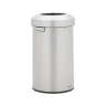 Rubbermaid Commercial, Refine, 16 gal, Metal, Stainless Steel, Round, Receptacle