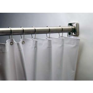 SHOWER CURTAIN 42 IN X 72 IN WHITE