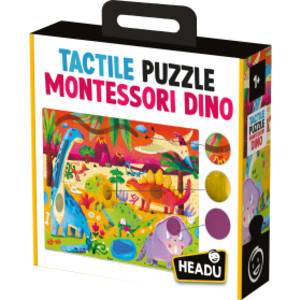 Tactile Puzzle Montessori, Dino