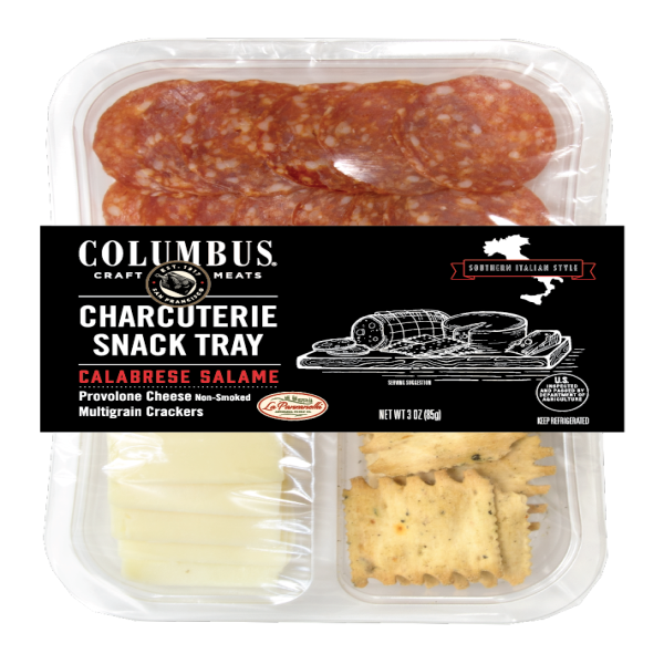 COLUMBUS(r) Calabrese Snack Tray 8/3oz . C1CB - Front Center Inner Pack (Hi Res)