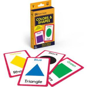 Colors and Shapes Flash Cards, 54 Cards