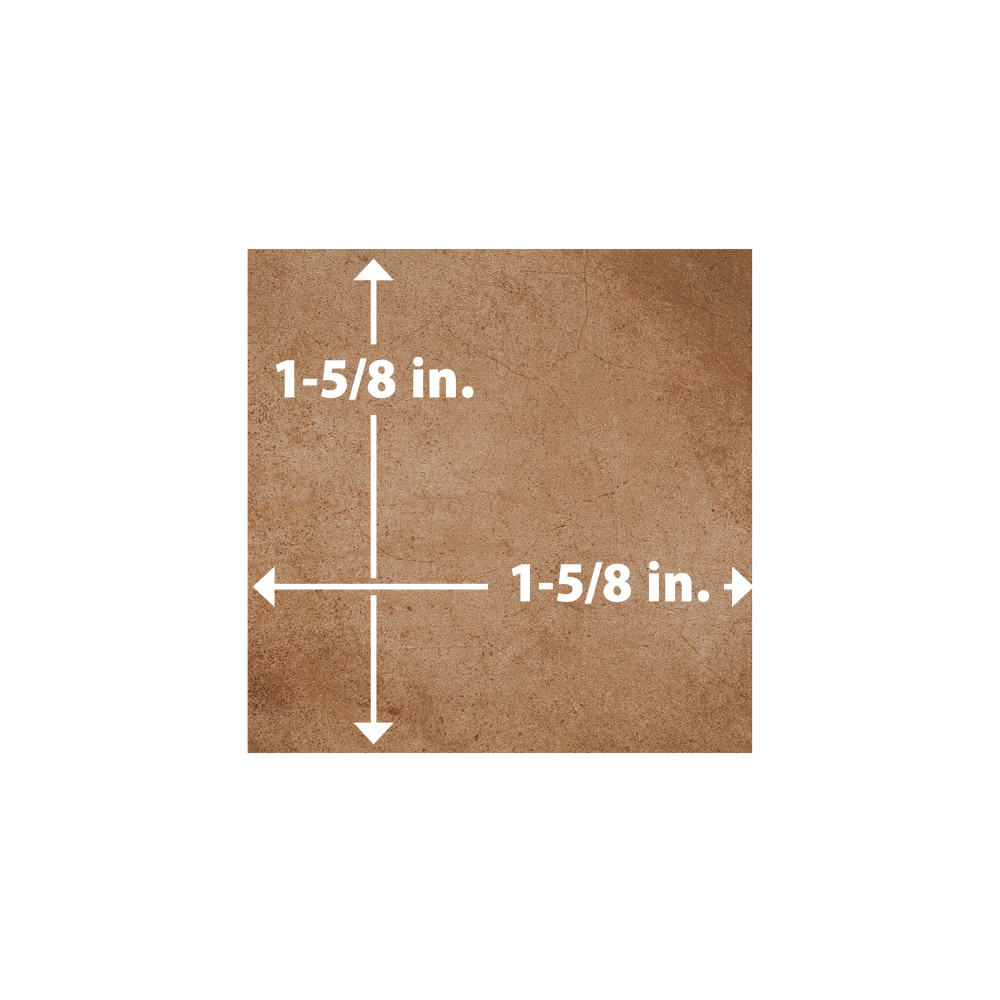 Laverton Taco Natural 1-5/8 in. x 1-5/8 in. Porcelain Floor and Wall Tile