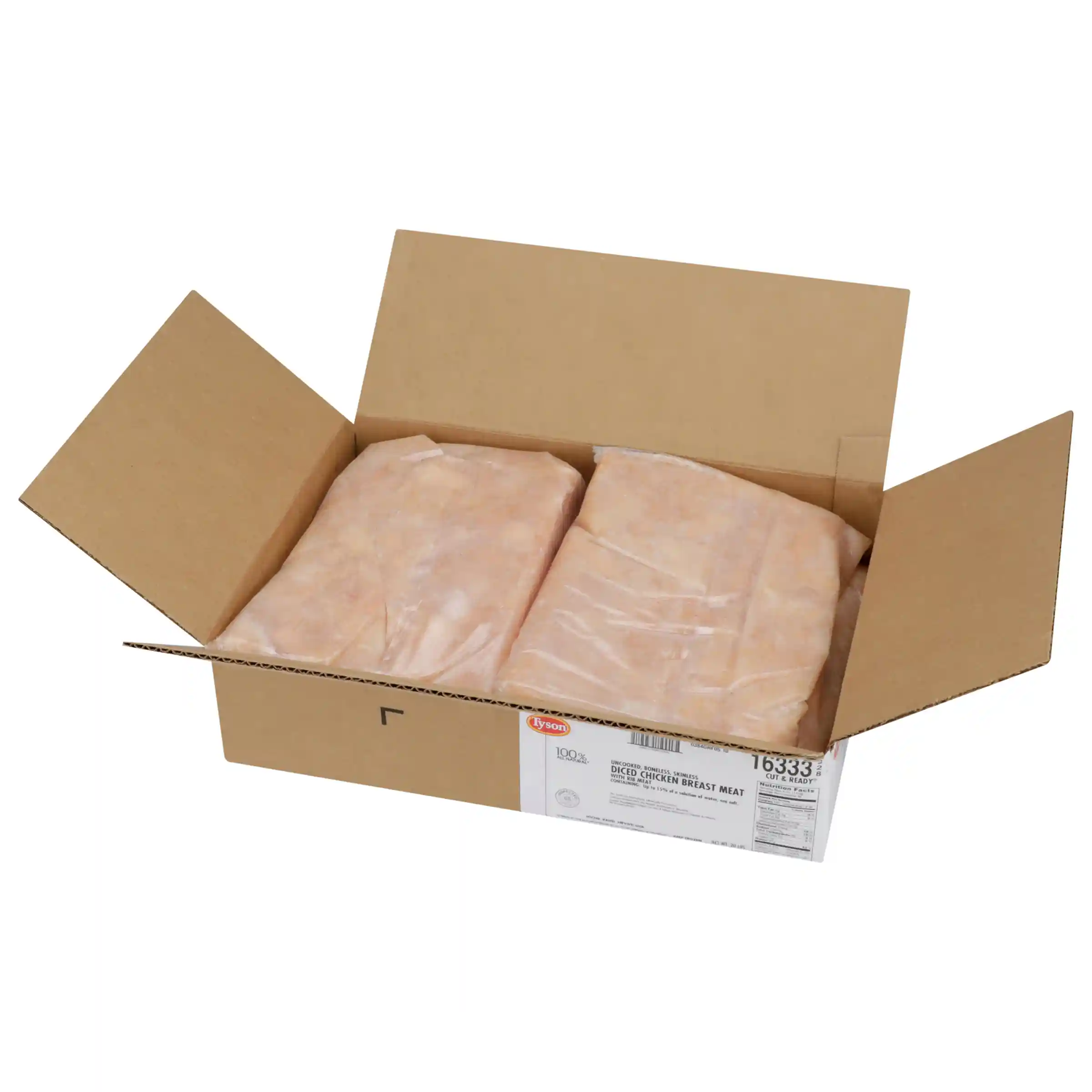 Tyson® Uncooked Boneless Skinless Diced Chicken Breast_image_4
