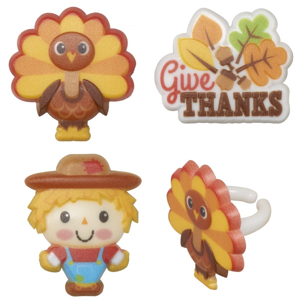 Harvest Friends Cupcake Rings