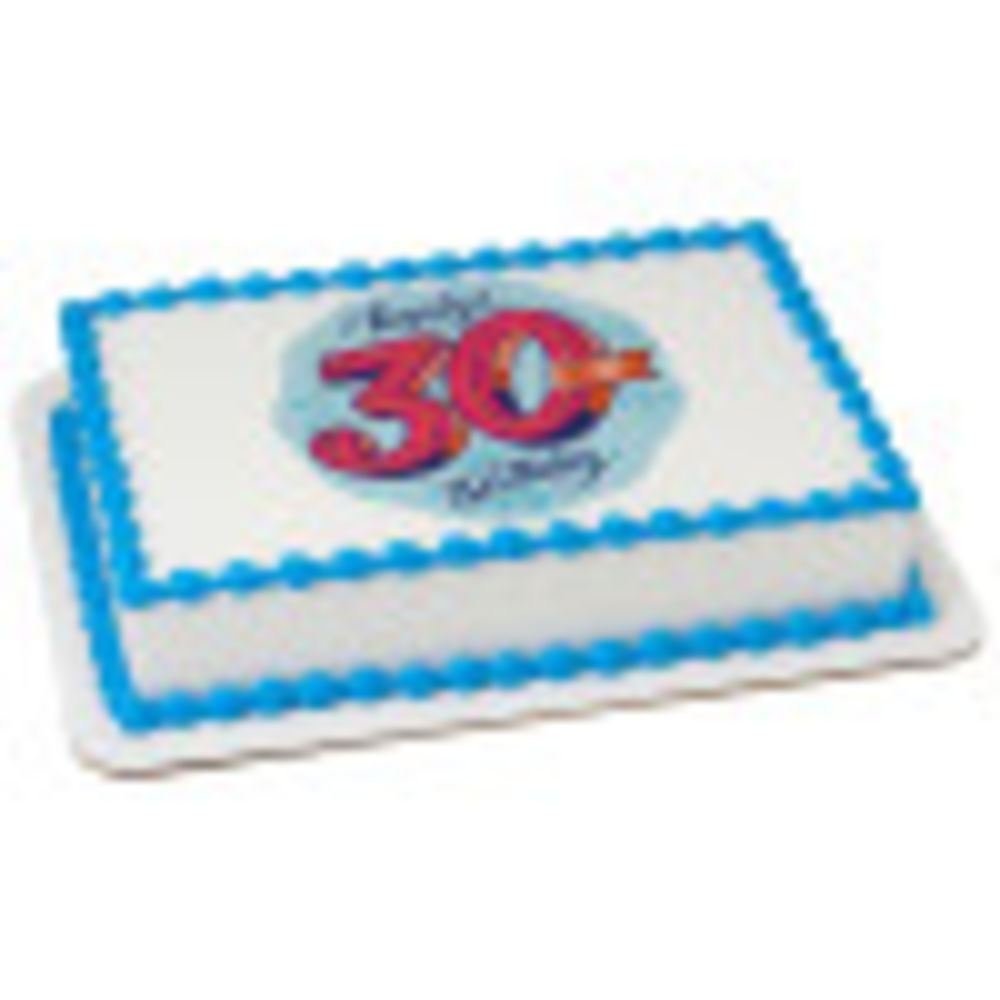 Image Cake 30th birthday