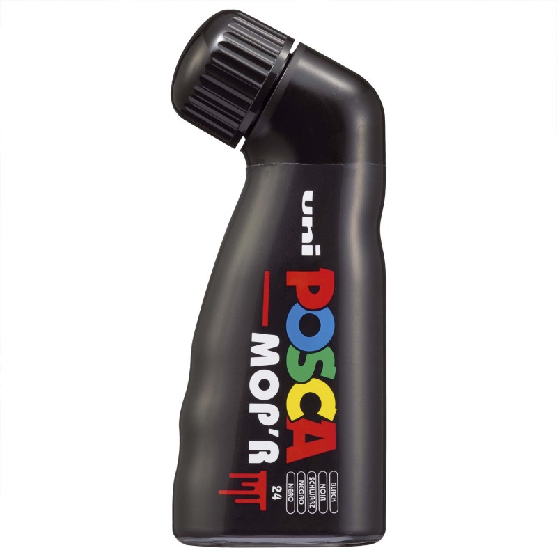Mop'R PCM-22 Squeezable Paint Marker, Round Tip (3.0-19.0 mm), Black