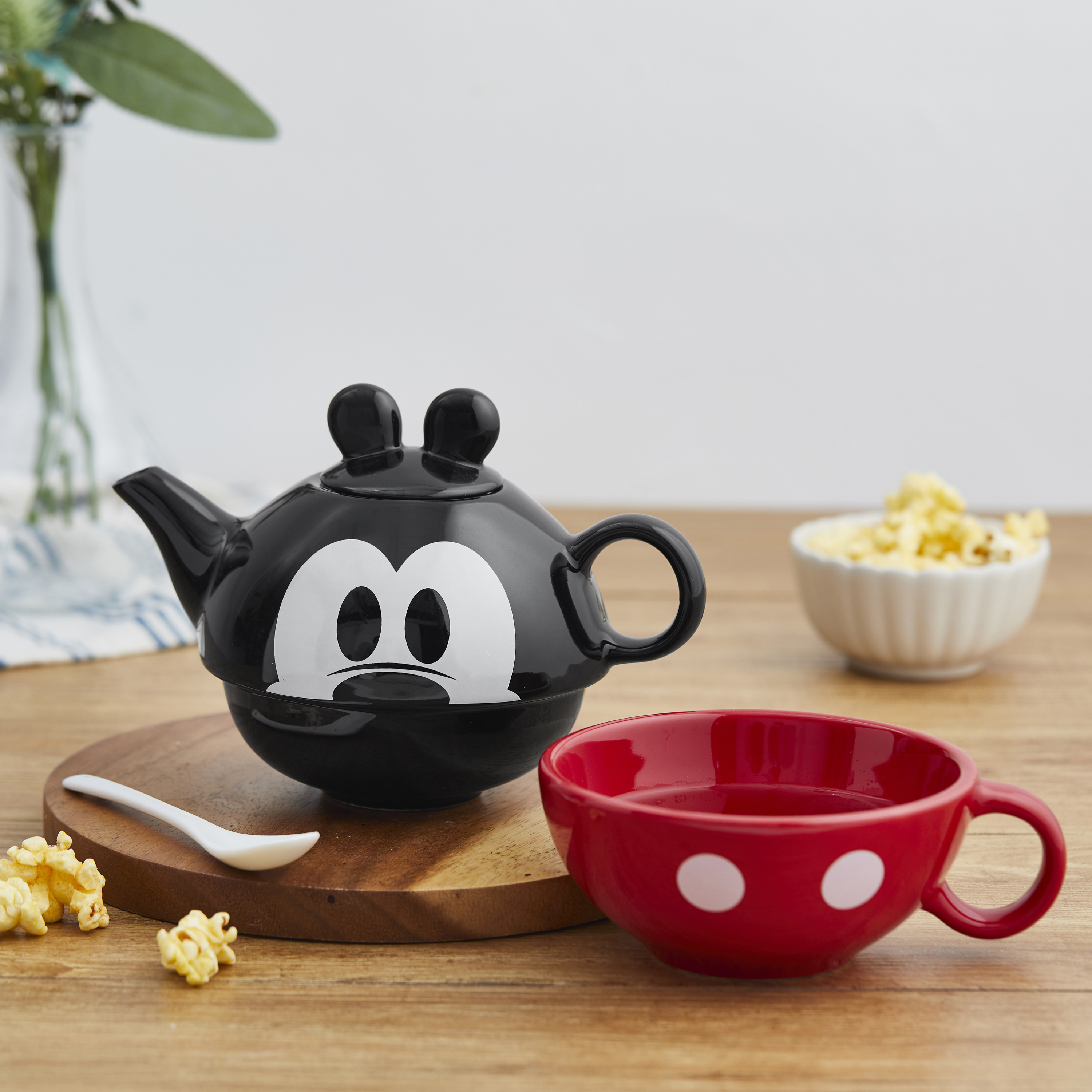 Disney Sculpted Ceramic Tea Set, Mickey Mouse, 4-piece set slideshow image 2 Disney Sculpted Ceramic Tea Set, Mickey Mouse, 4-piece set slideshow image 2