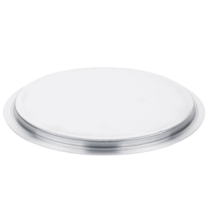 9 3/16-inch Wear-Ever® flat aluminum cover with dipped handle
