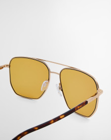 Occhiali da sole dal taglio Cat-eye arrotondato 