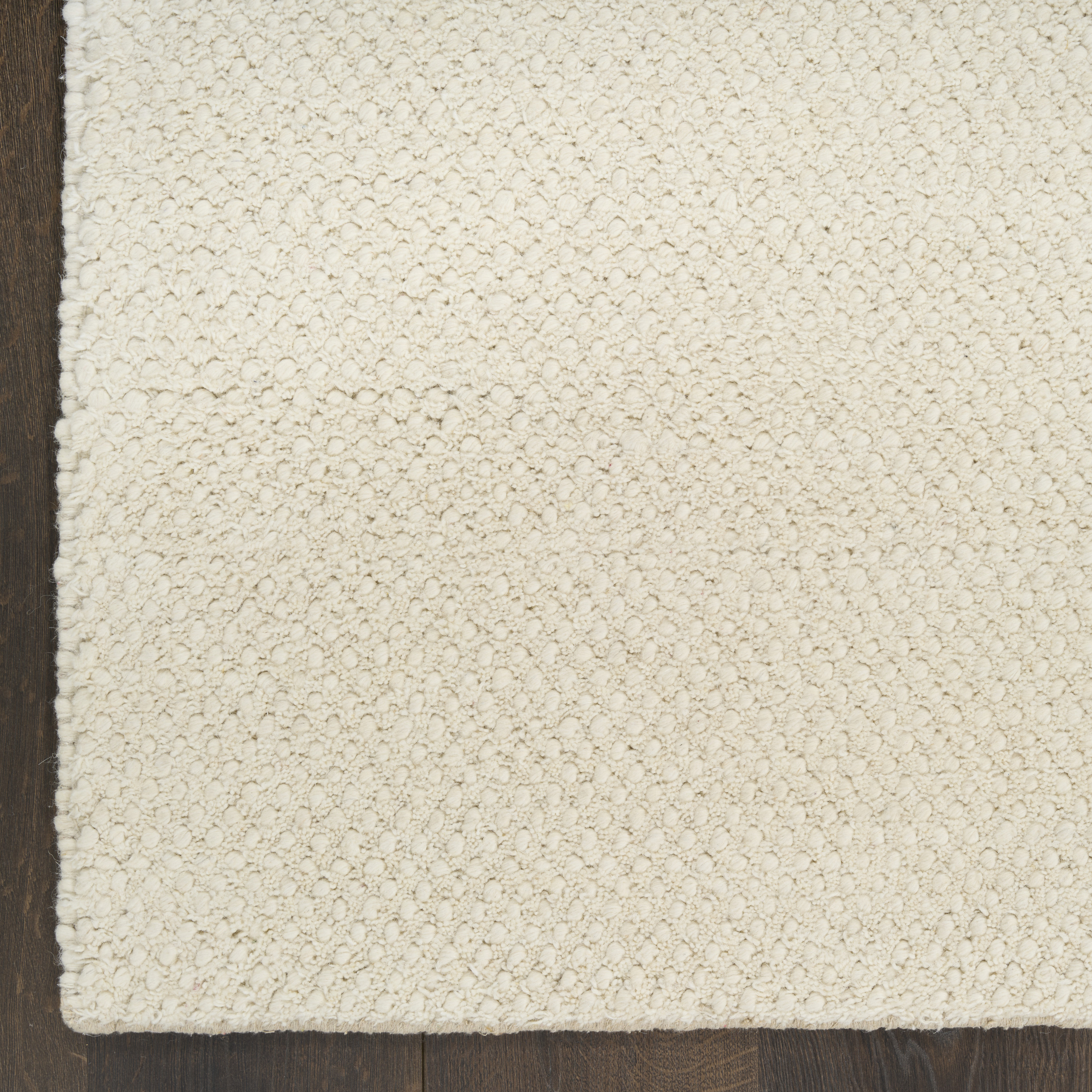 DKNY Pure Rows 8'6" x 11'6" Ivory Farmhouse Indoor Rug
