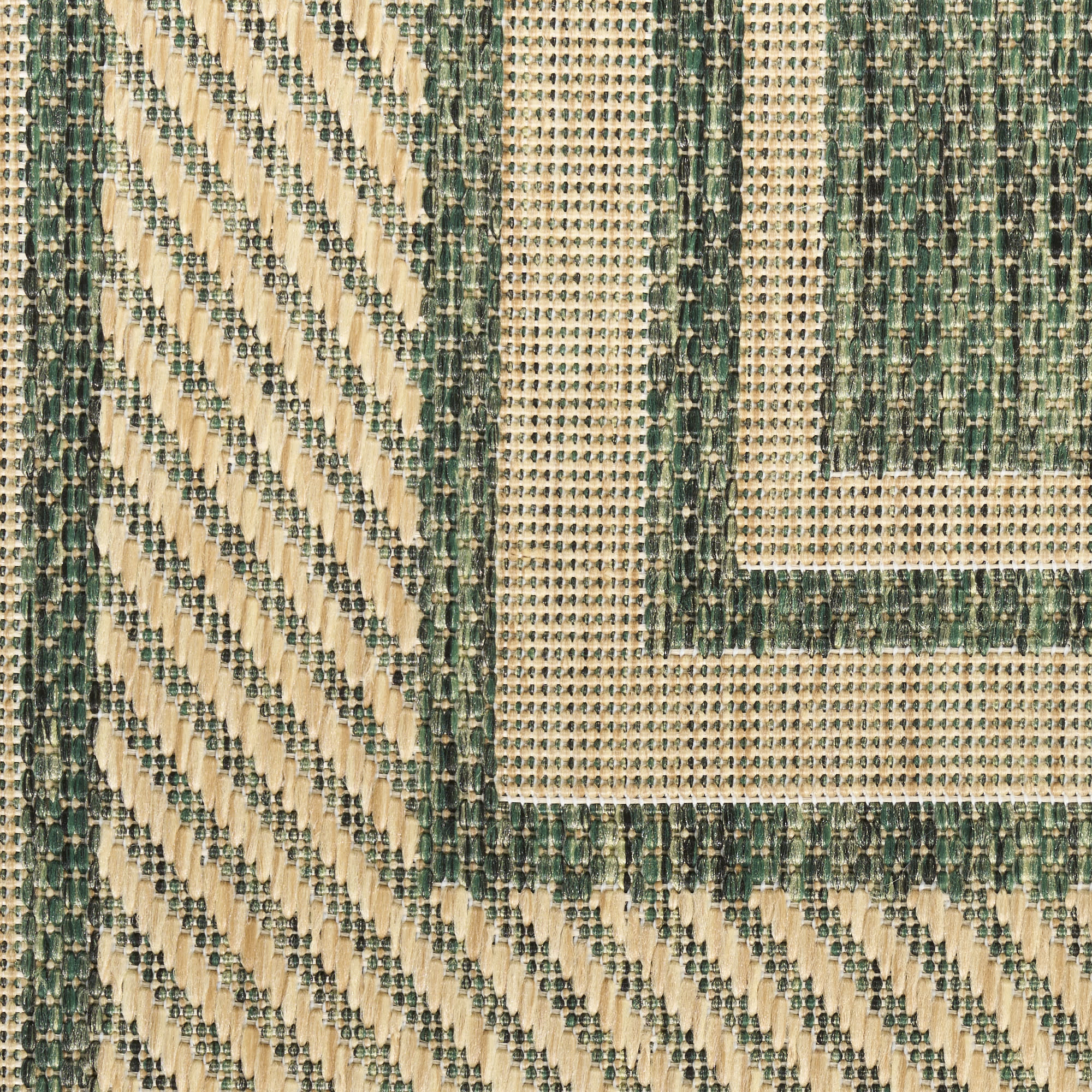 Nourison Horizon Indoor/Outdoor 8' x 10' Green Modern Rug