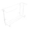 Impact, Safety Zone, Wire Holder for Disposable Glove Boxes, 2 Boxes, White