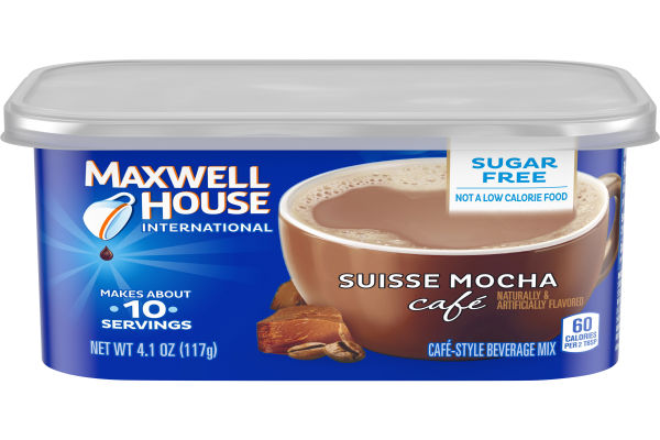 Maxwell House International Cafe Suisse Mocha Sugar Free Cafe-Style ...