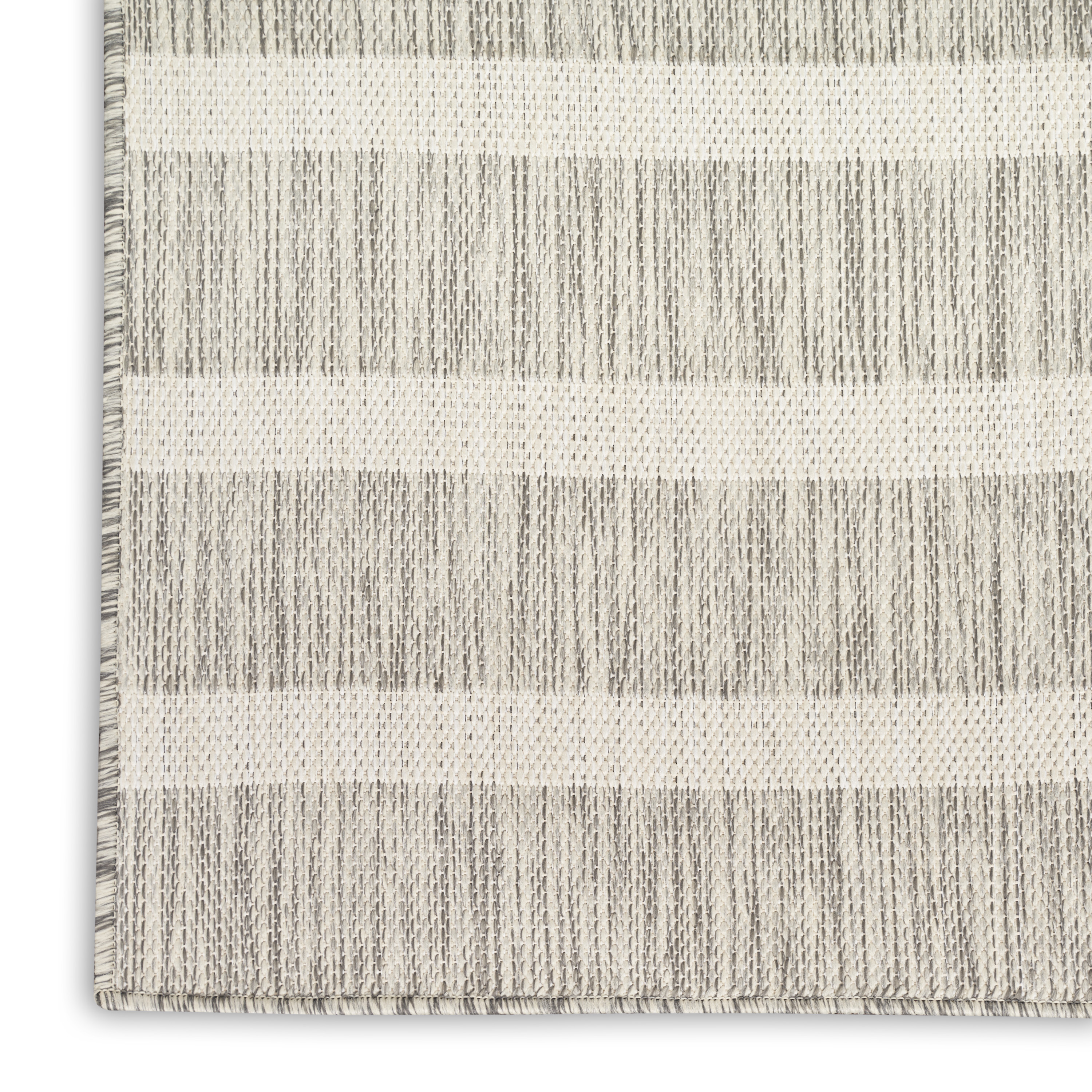Nourison Positano 7' x 10' Grey Ivory Modern Rug