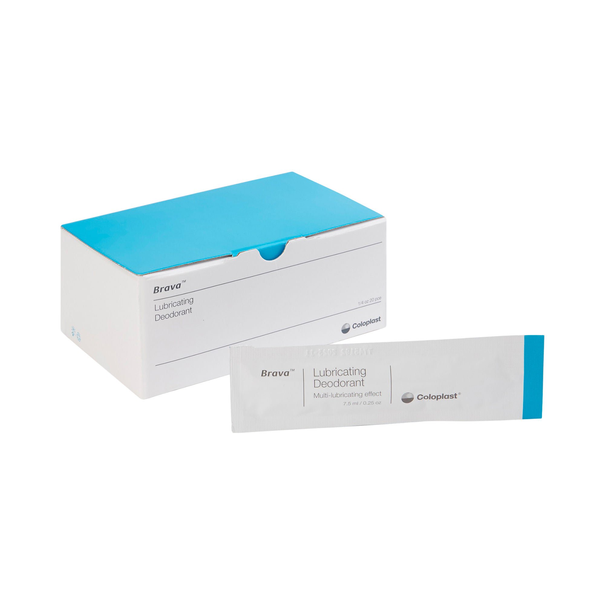 Brava™ Lubricating Deodorant, Neutral, Convenient Travel Size Packet