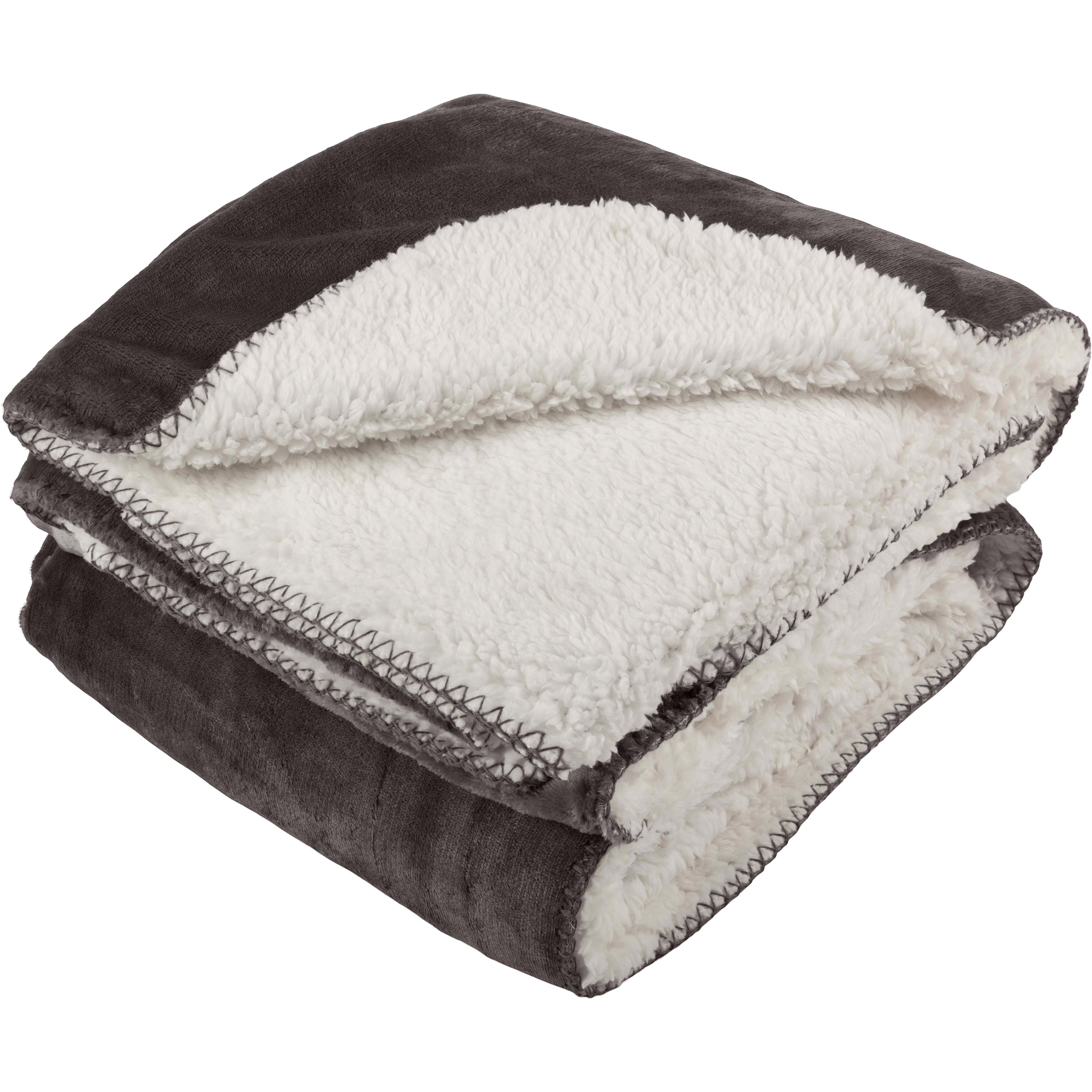 Dog Blanket - 80x100in Reversible Sherpa Throw Blankets Puppy Essentials