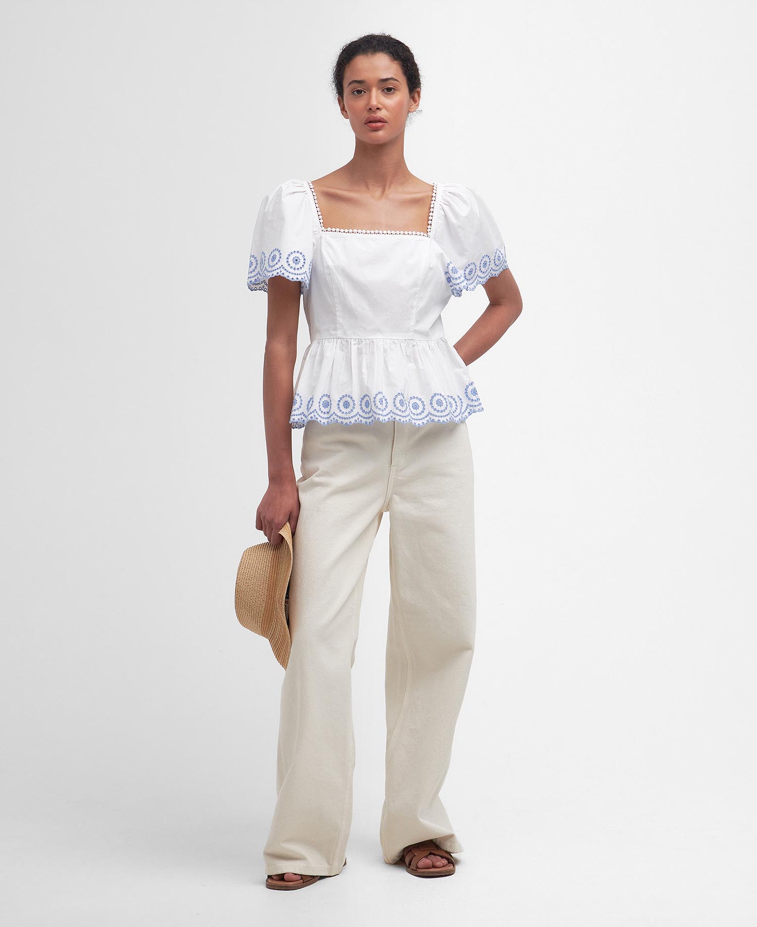 Joy Peplum Blouse image number 1