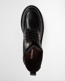 Leonie Lace-Up Boots Black