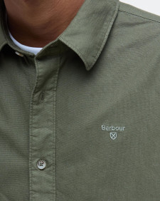 Camicia a maniche lunghe in tessuto Oxford tinto in capo con vestibilità comoda 