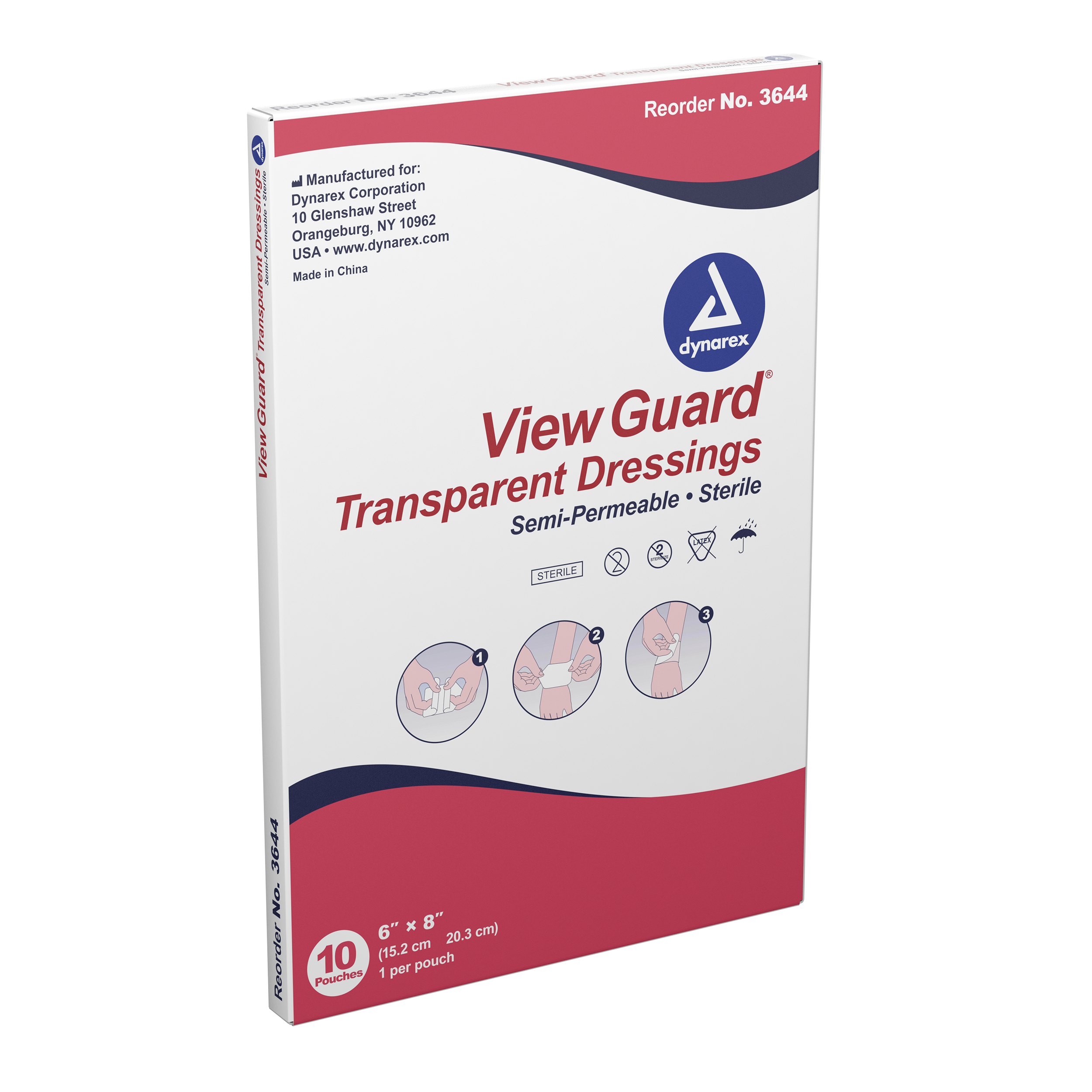 View Guard Transparent Dressings Sterile 6