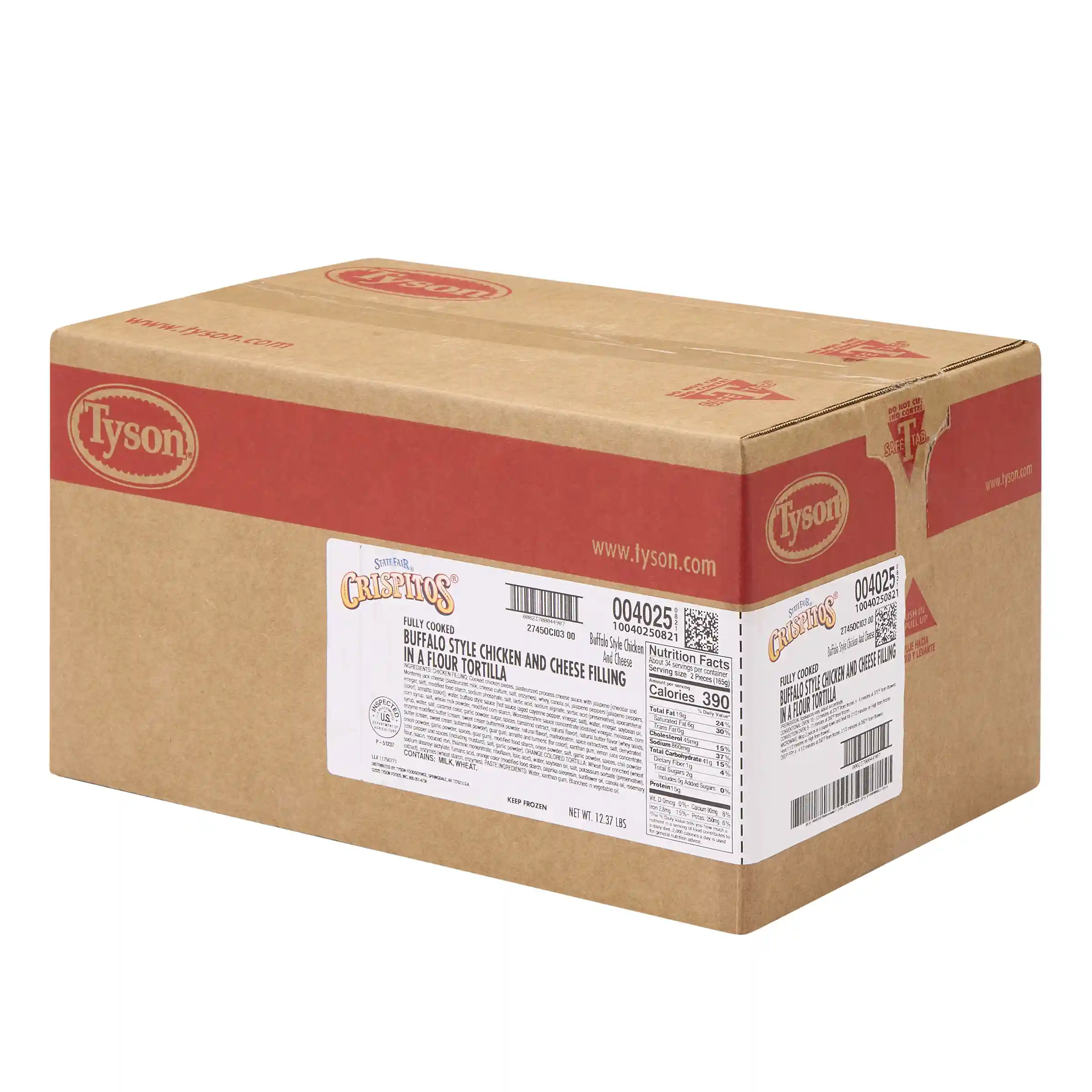 State Fair® Crispitos® Fully Cooked Buffalo Style Chicken and Cheese Flour Tortillas_image_5