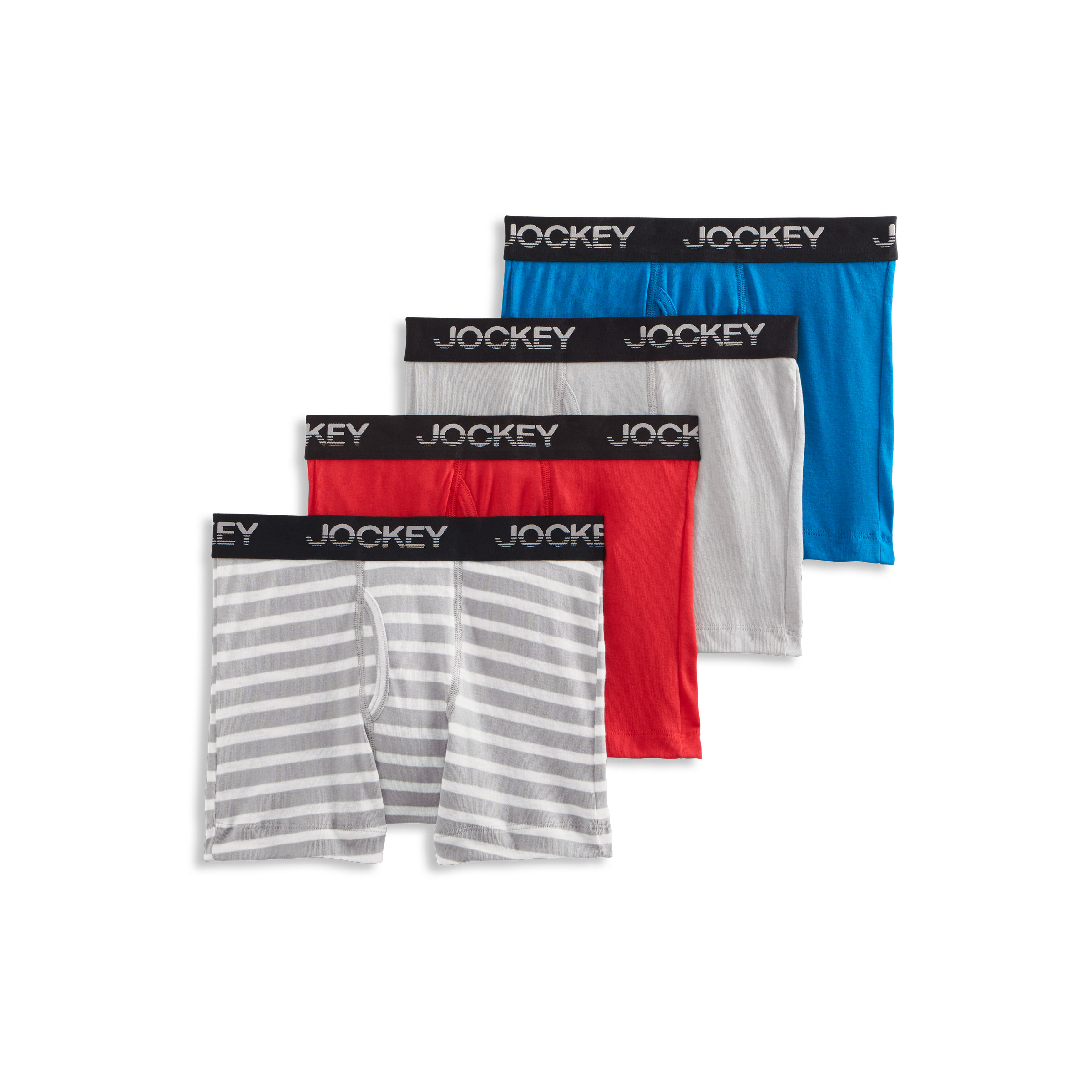 Jockey Boys' Cotton Blend Boxer Brief - 4 Pack - Picture 6 of 7