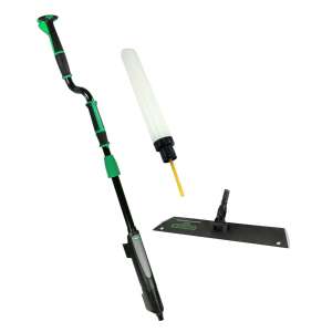 Unger, Excella™, 18", Floor Cleaning Starter Kit with Offset Pole