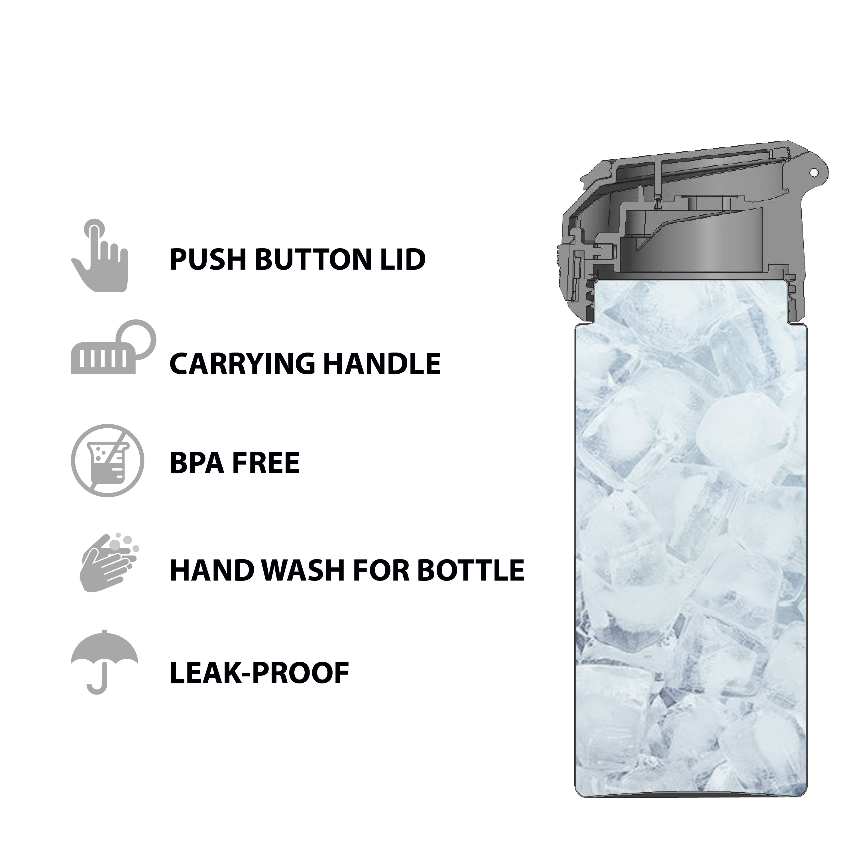 Line Friends 25 ounce Water Bottle, Teddy Bear slideshow image 7 Line Friends 25 ounce Water Bottle, Teddy Bear slideshow image 7