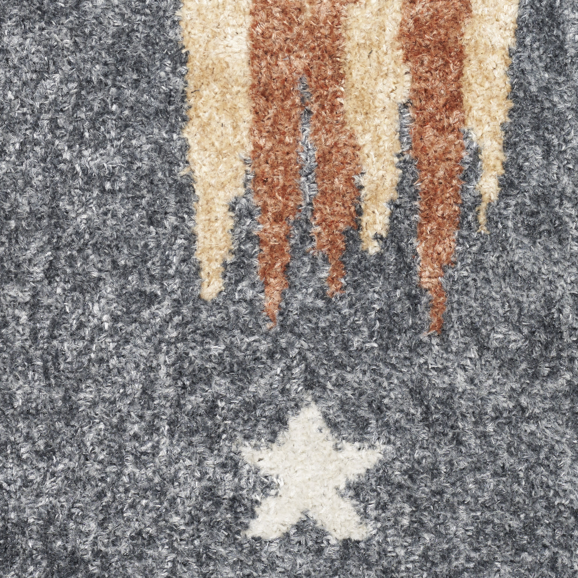 Nourison Astra Machine Washable 2' x 6' Sky Blue Kids Indoor Rug