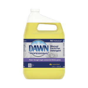PG57444, Procter & Gamble, Dawn Professional Manual Pot/Pan Dish Detergent, Lemon,  1 gal Bottle
