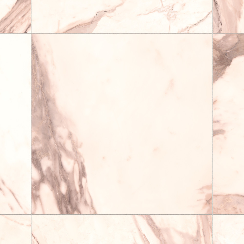 Reve Rose 23-1/2 in. x 23-1/2 in. Porcelain Floor and Wall Tile