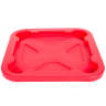 Rubbermaid Commercial, BRUTE, Square, Resin, 28 gal, Red, Receptacle Lid