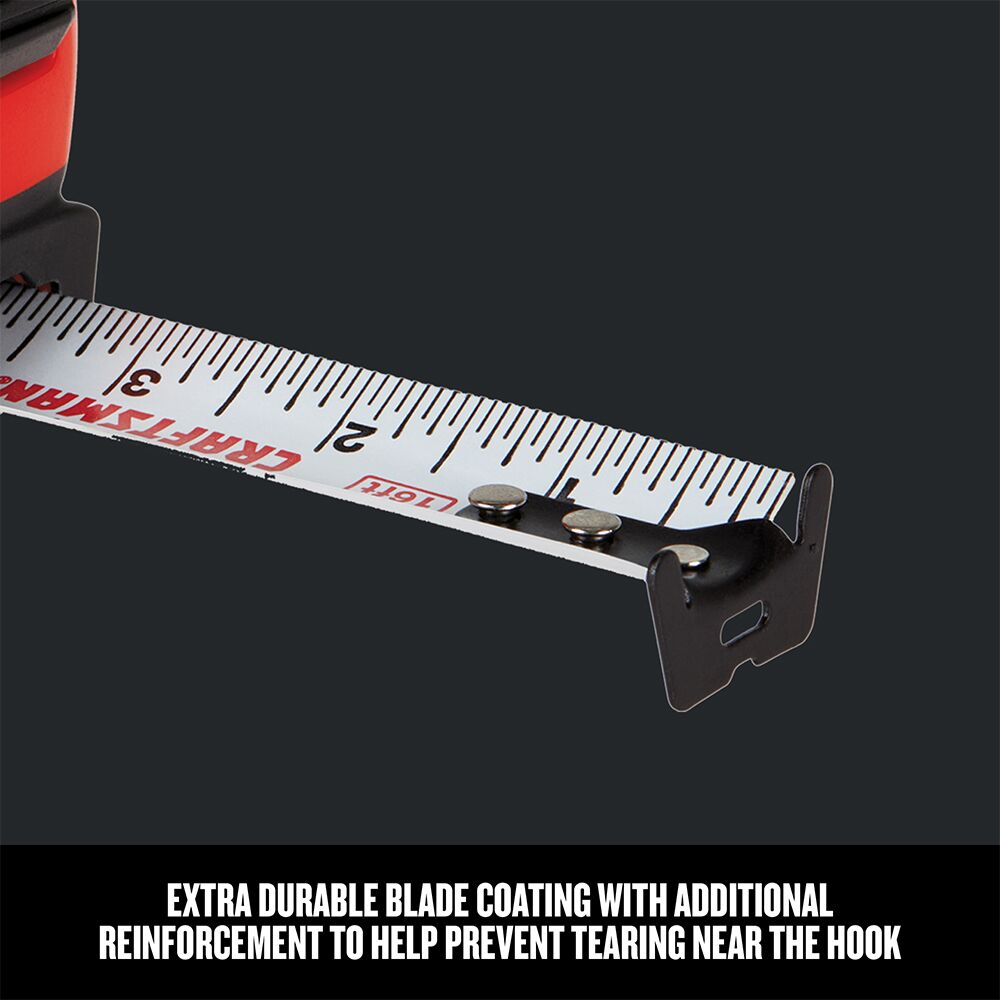 Graphic of CRAFTSMAN Measuring: Short Tapes highlighting product features