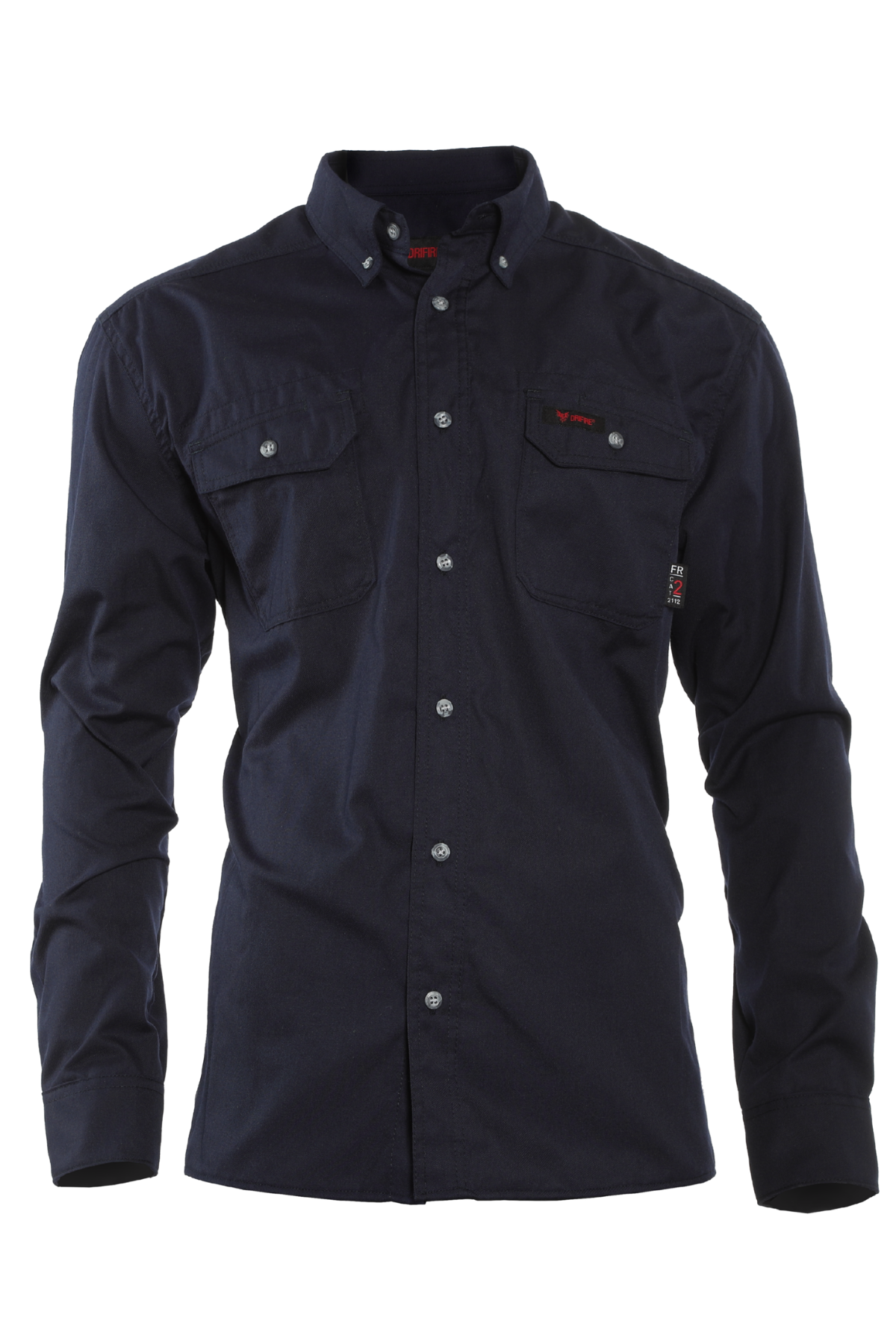 SHR-LTV-NB_DRIFIRE_Horizon Vented Workshirt_Navy-Front_Web.png