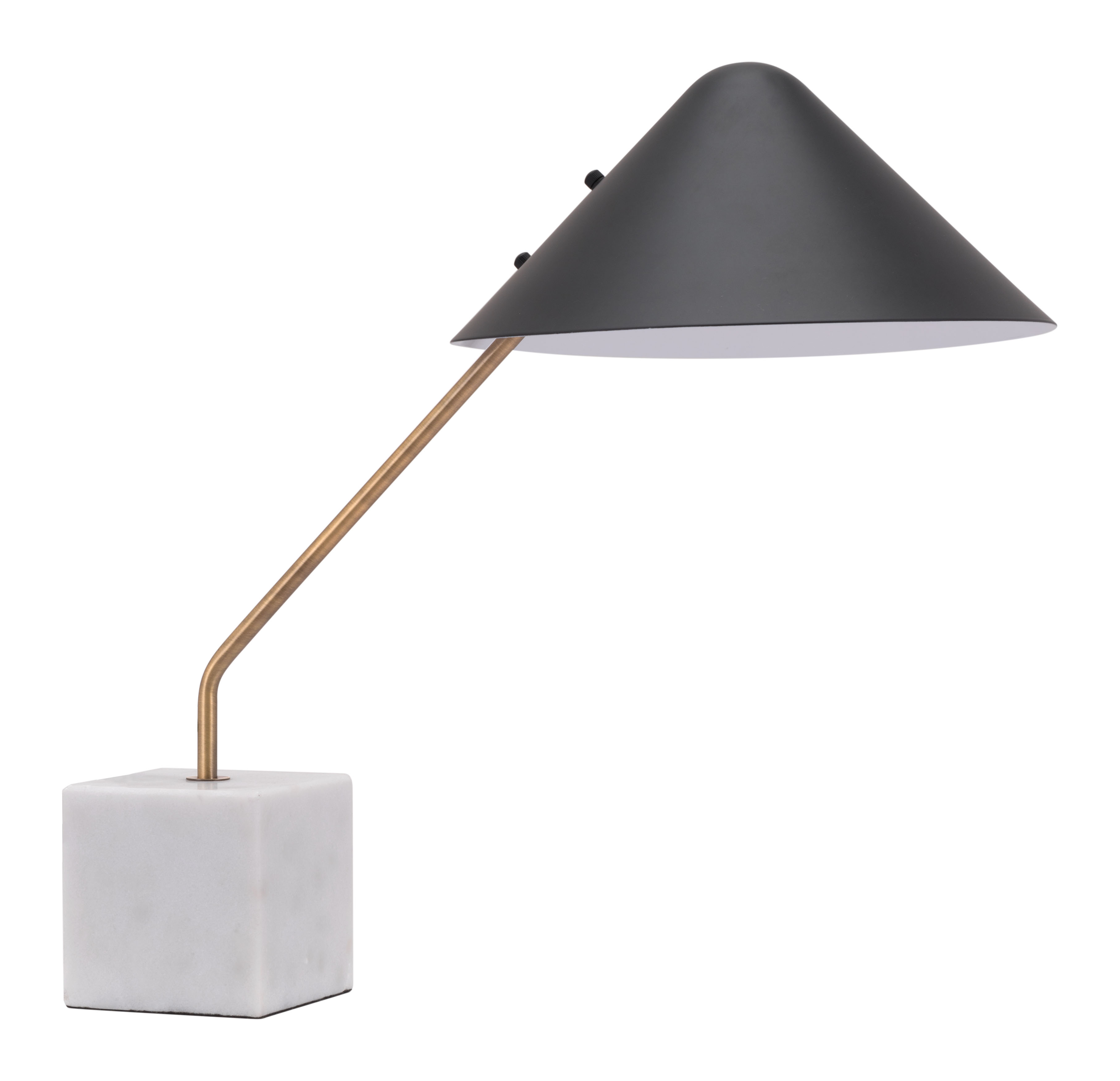Pike Table Lamp Black & White product image