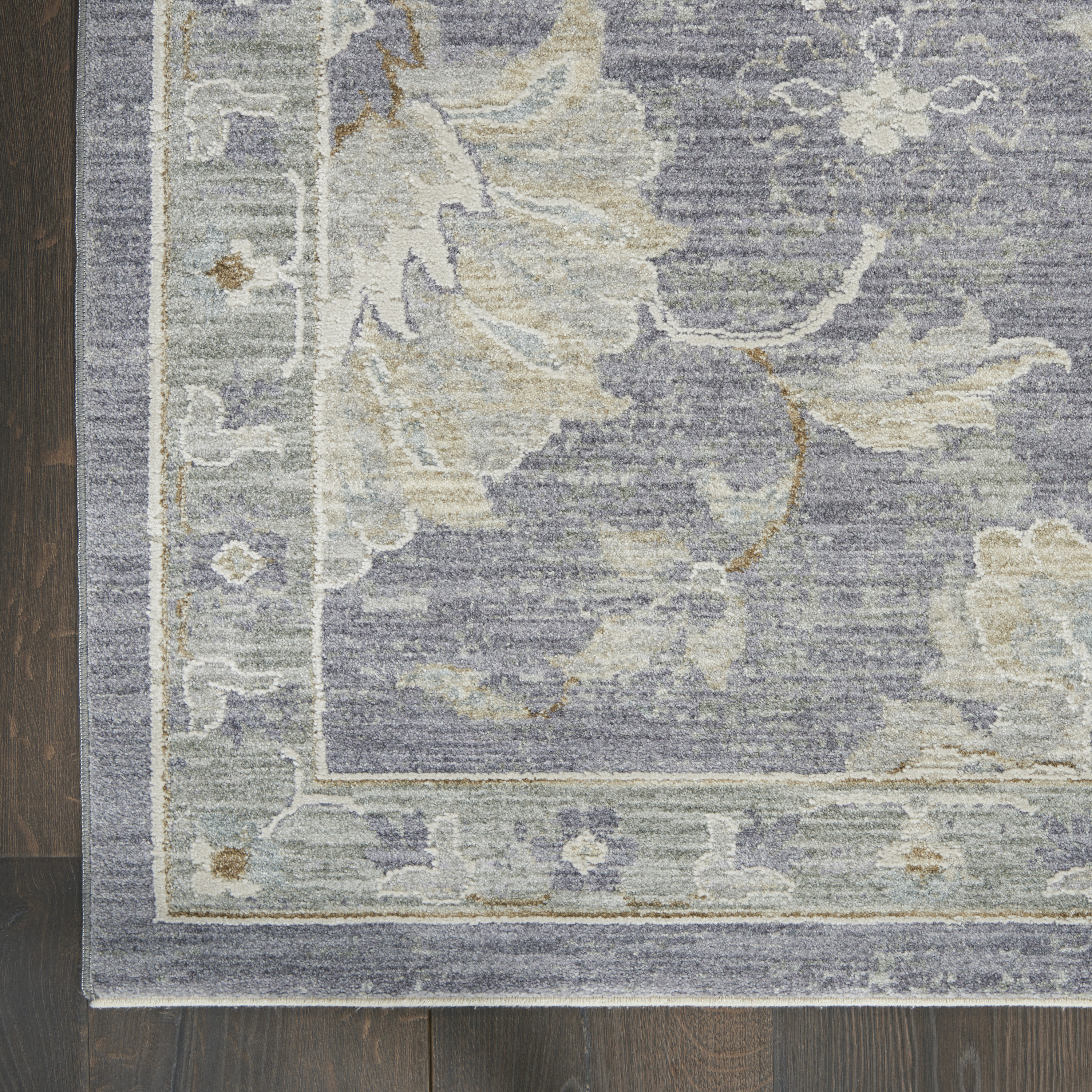 Nourison Infinite 3'11" x 5'11" Charcoal Vintage Indoor Rug