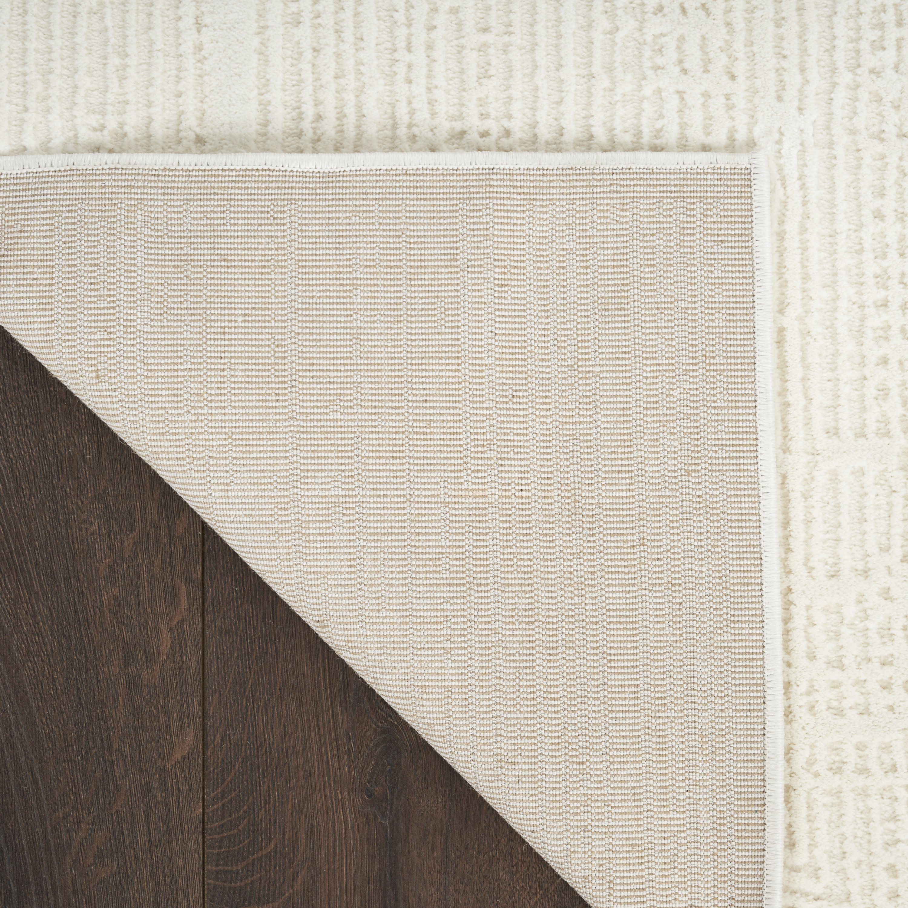 Nourison Sustainable Trends 5'3" x 7'3" Ivory Farmhouse Indoor Rug