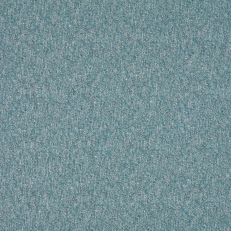 Teal-speckled woven fabric occupying the entire frame, displaying a fine, tightly looped texture; close-up view with even lighting and no other objects.