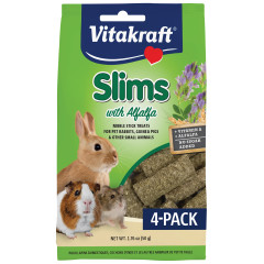 Image of Vitakraft Slims with Alfalfa Small Animal Treat Mulitpack 7.04 oz