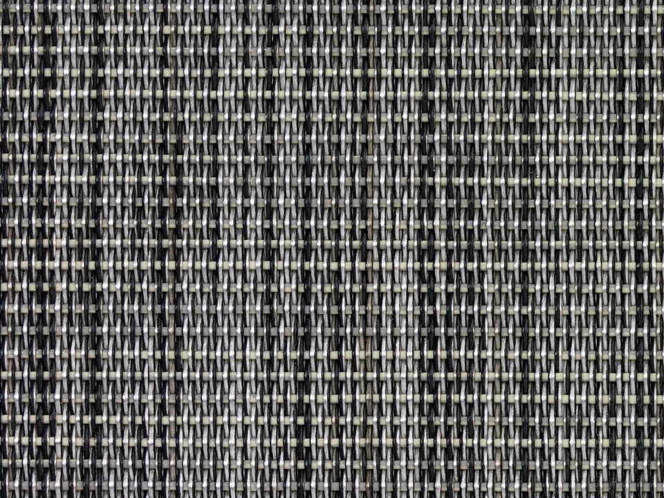 DECO placemat 45 x 30 cm PVC and polyester in brown and black