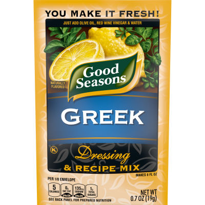 Good Seasons Greek Dressing & Recipe Mix, 0.7 oz Packet
