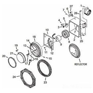 Power Unit Assembly, 710-722, Revisions A, B, C