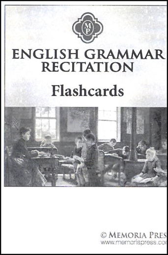 Memoria Press English Grammar Recitation Flashcards