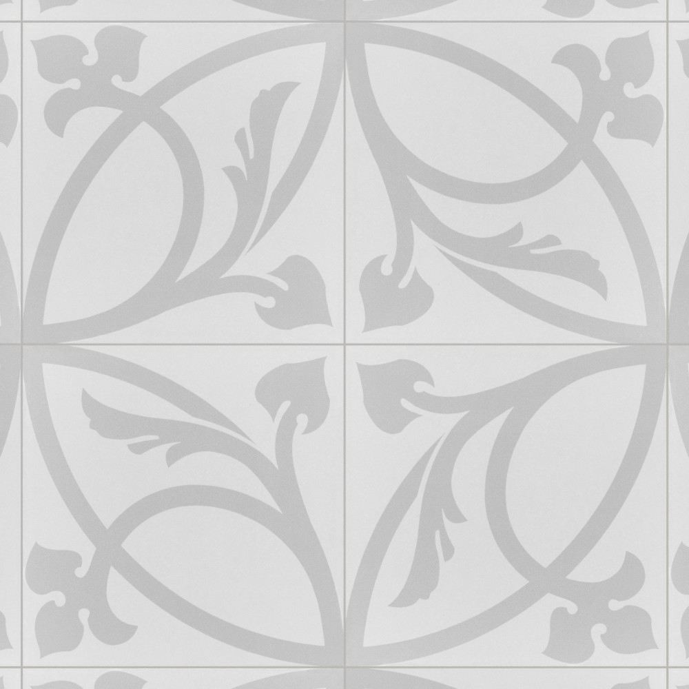 Caprice Liberty White 7-7/8 in. x 7-7/8 in. Porcelain Floor and Wall Tile