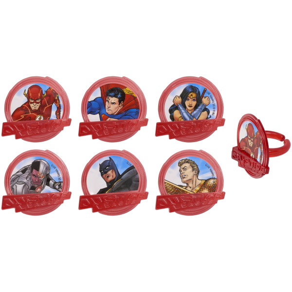 Justice League™ Brave & Bold Cupcake Rings