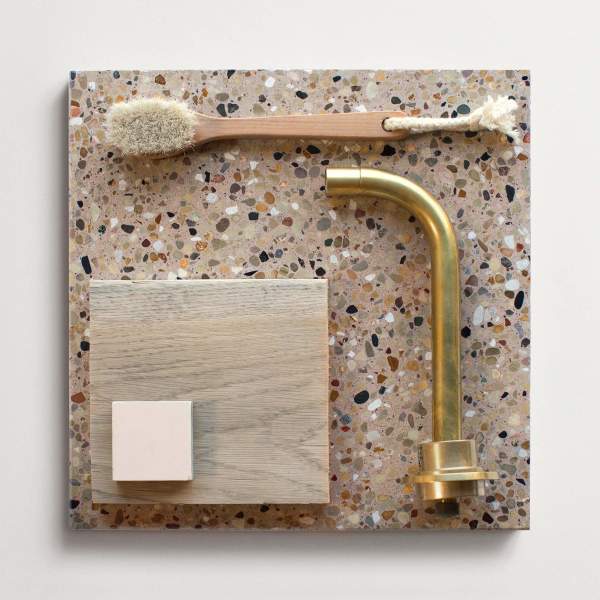 forage terrazzo | shell | square 